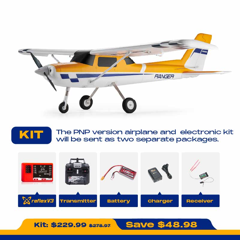 FMS 1220mm Ranger EP V2 with Reflex V3 RTF / PNP