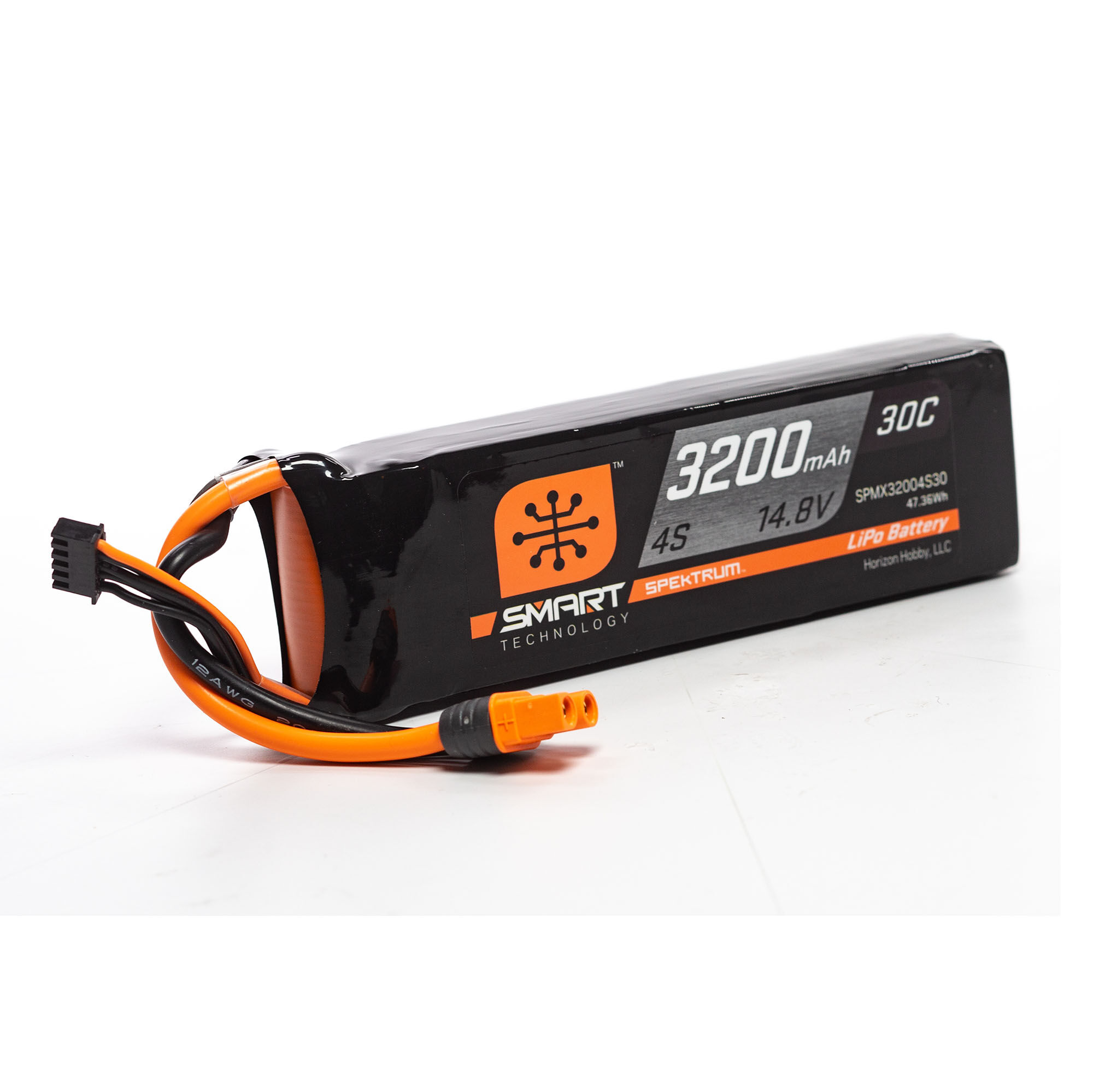 3200mAh 4S 14.8V Smart LiPo Battery 30C; IC3-HOBBY ZONE