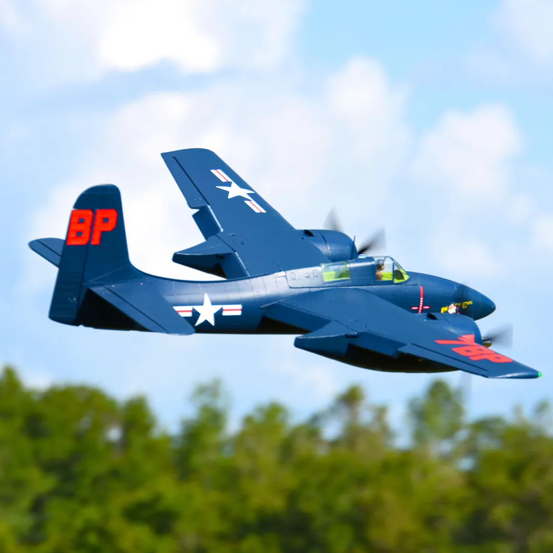 FMS F7F Tigercat 1700mm Blue PNP-HOBBY ZONE