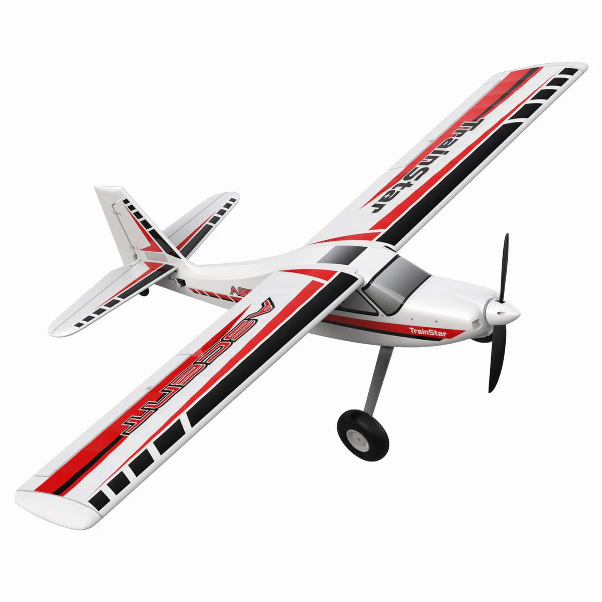 VOLANTEXRC TrainStar ASCENT 1400MM PNP RC Trainer Plane 4CH with Over-Grade Power 55.1''-74708