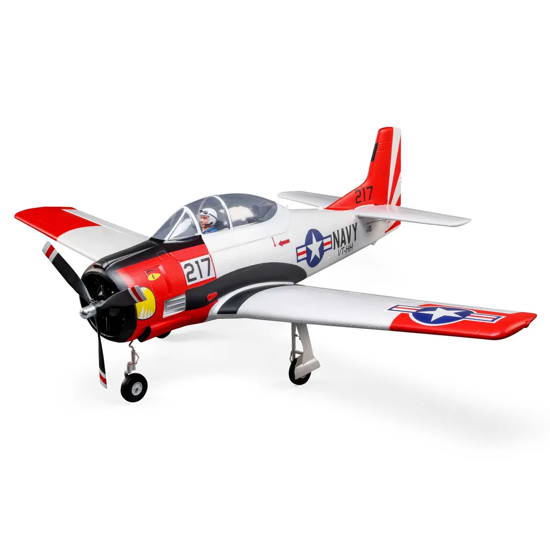 E-flite T-28 Trojan 1.2m with Smart BNF Basic-HOBBY ZONE